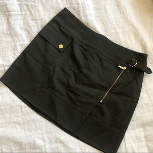 Michael by Michael Kors Green Mini Skirt